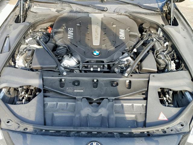 WBA6B2C52DD128615 - 2013 BMW 650 I BLACK photo 7