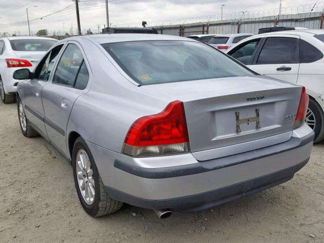 YV1RS58D532255252 - 2003 VOLVO S60 2.4T SILVER photo 3
