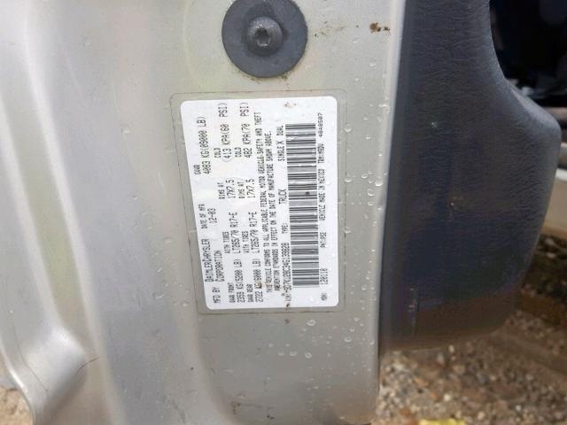 3D7KU28C34G139828 - 2004 DODGE RAM 2500 S ნაცრისფერი ფოტო 10