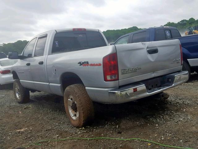 3D7KU28C34G139828 - 2004 DODGE RAM 2500 S ნაცრისფერი ფოტო 3