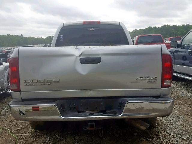 3D7KU28C34G139828 - 2004 DODGE RAM 2500 S ნაცრისფერი ფოტო 9