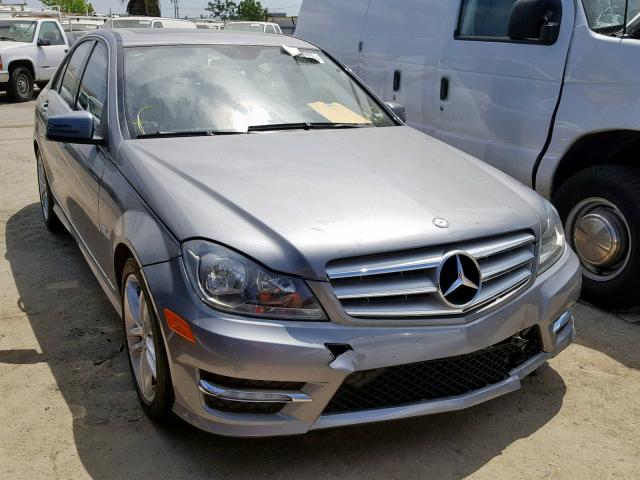 WDDGF4HB1CR200871 - 2012 MERCEDES-BENZ C 250 SILVER photo 1