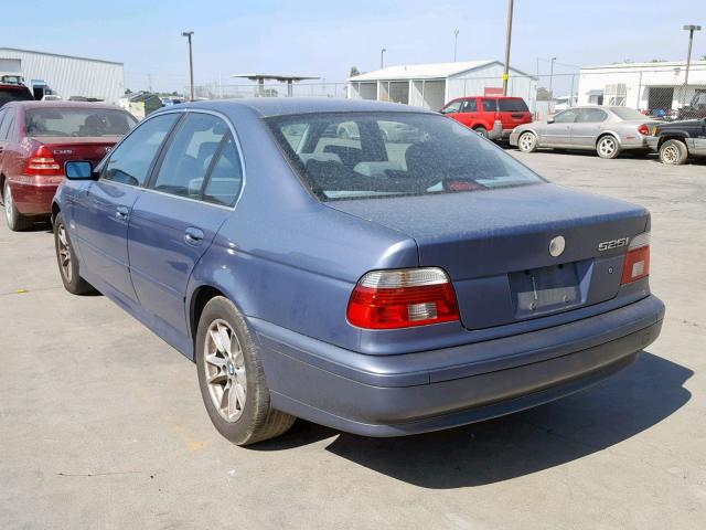 WBADT43453G024446 - 2003 BMW 525 I AUTO BLUE photo 3