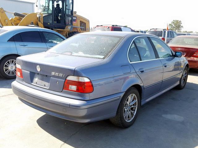 WBADT43453G024446 - 2003 BMW 525 I AUTO BLUE photo 4
