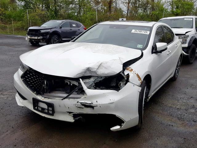 19UUB2F31JA008744 - 2018 ACURA TLX WHITE photo 2