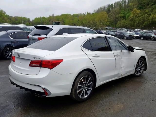 19UUB2F31JA008744 - 2018 ACURA TLX WHITE photo 4