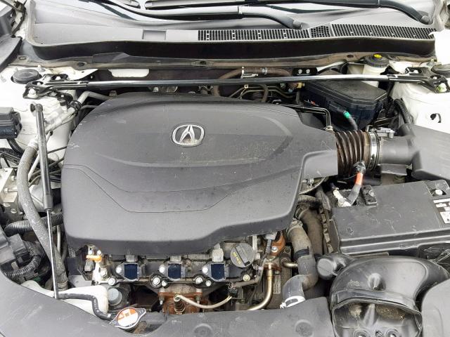 19UUB2F31JA008744 - 2018 ACURA TLX WHITE photo 7