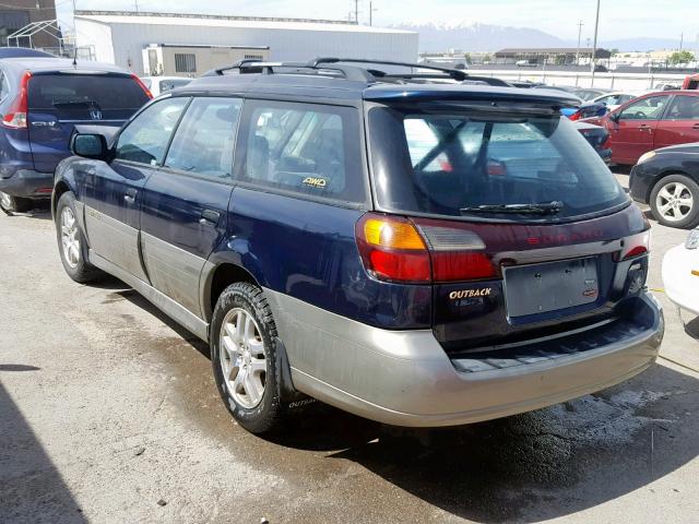 4S3BH675817677618 - 2001 SUBARU LEGACY OUT TWO TONE photo 3