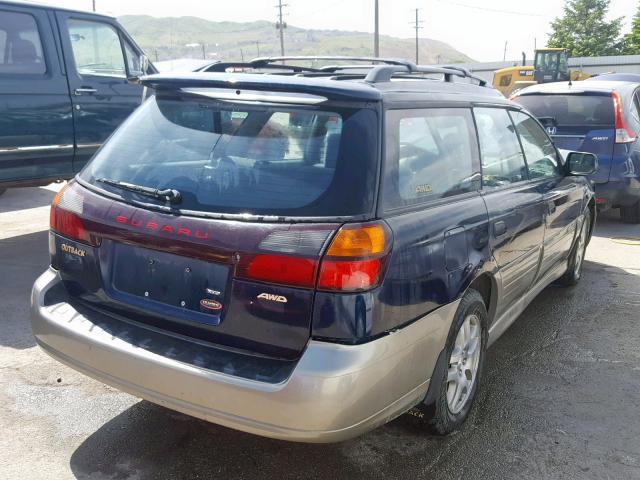 4S3BH675817677618 - 2001 SUBARU LEGACY OUT TWO TONE photo 4