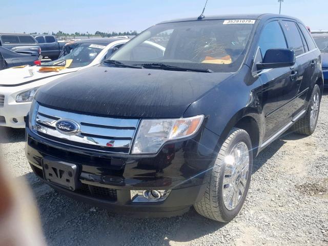 2FMDK49C48BB16646 - 2008 FORD EDGE LIMIT BLACK photo 2