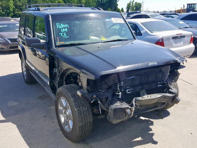 1J8HG58P37C672505 - 2007 JEEP COMMANDER BLACK photo 1