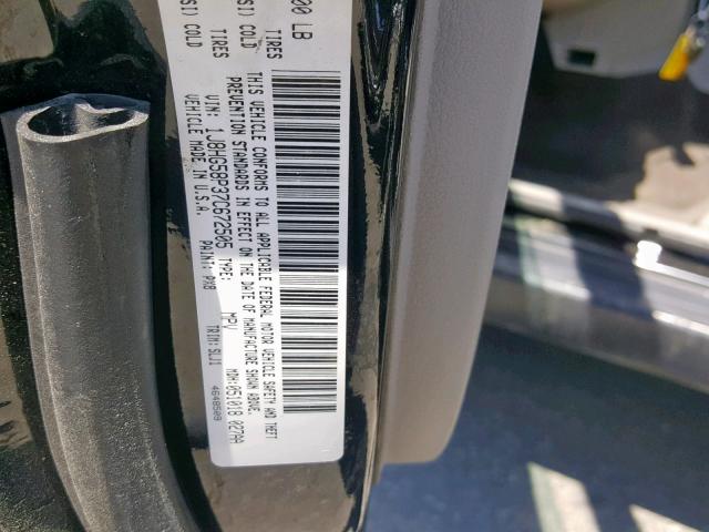 1J8HG58P37C672505 - 2007 JEEP COMMANDER BLACK photo 10