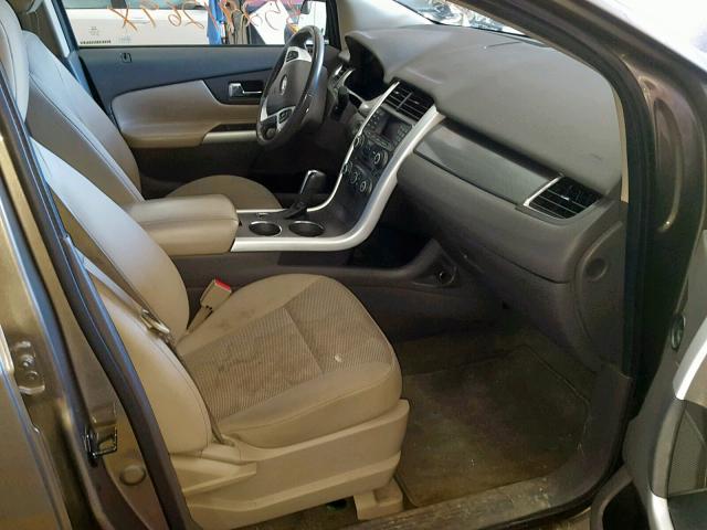 2FMDK3J9XDBA71992 - 2013 FORD EDGE SEL GRAY photo 5