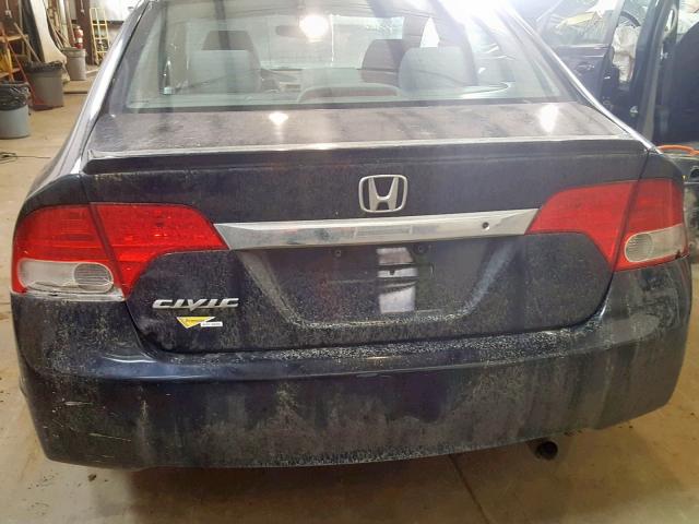 2HGFA16299H008209 - 2009 HONDA CIVIC DX BLACK photo 9