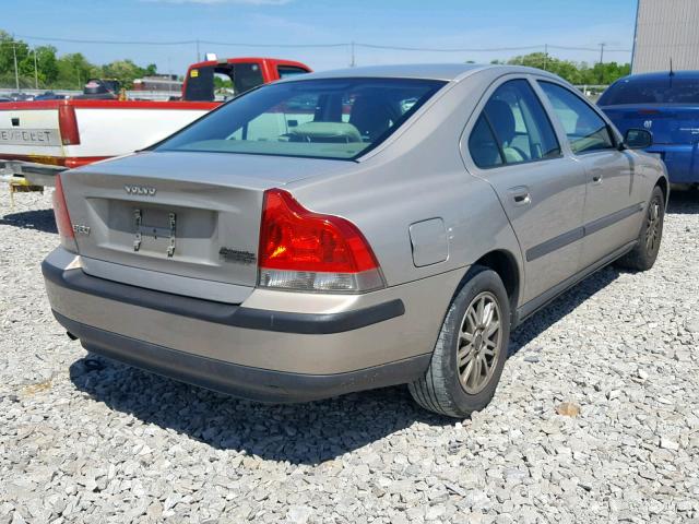 YV1RS61T942403198 - 2004 VOLVO S60 BEIGE photo 4