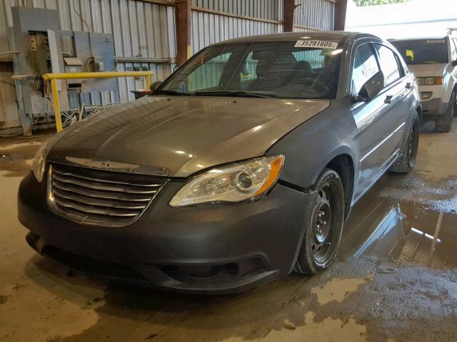 1C3CCBBB3DN666359 - 2013 CHRYSLER 200 TOURIN GRAY photo 2