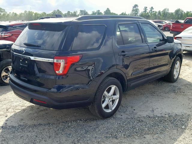 1FM5K7B82JGC70394 - 2018 FORD EXPLORER BLACK photo 4