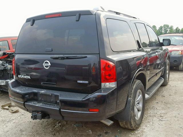 5N1BA0ND6CN620825 - 2012 NISSAN ARMADA SV BLACK photo 4