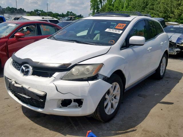 JM3ER293780205757 - 2008 MAZDA CX-7 WHITE photo 2