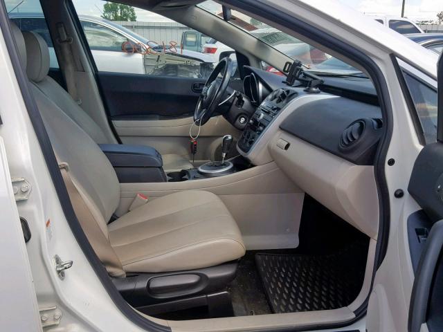 JM3ER293780205757 - 2008 MAZDA CX-7 WHITE photo 5