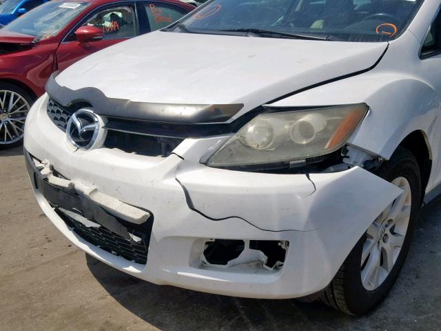 JM3ER293780205757 - 2008 MAZDA CX-7 WHITE photo 9