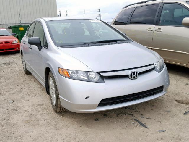 2HGFA153X7H001194 - 2007 HONDA CIVIC DX SILVER photo 1