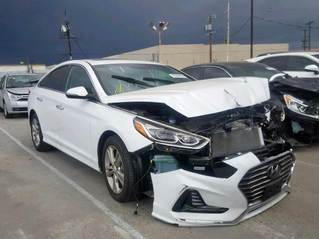 5NPE34AF4JH667391 - 2018 HYUNDAI SONATA SPO WHITE photo 1