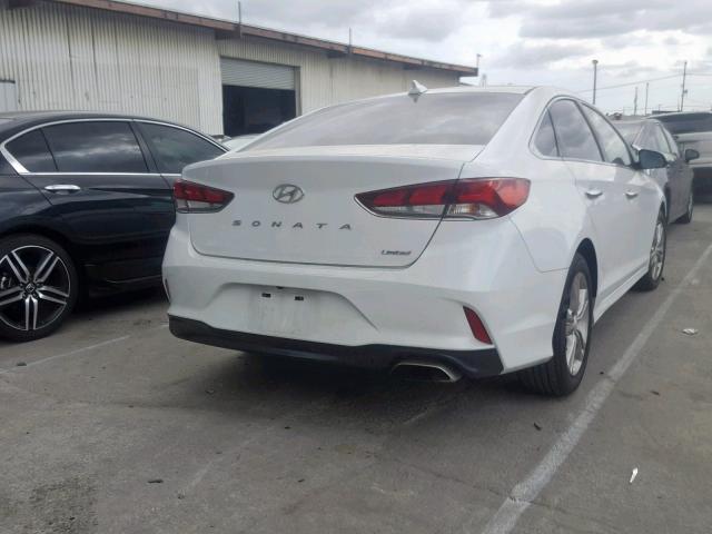 5NPE34AF4JH667391 - 2018 HYUNDAI SONATA SPO WHITE photo 4