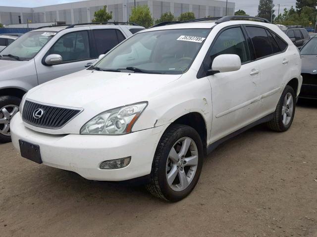 2T2GK31U87C007172 - 2007 LEXUS RX WHITE photo 2