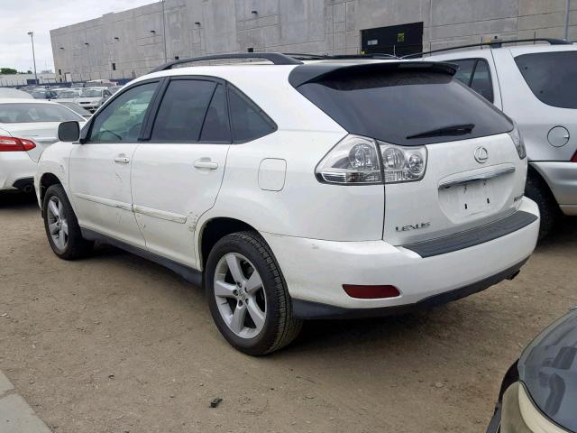 2T2GK31U87C007172 - 2007 LEXUS RX WHITE photo 3