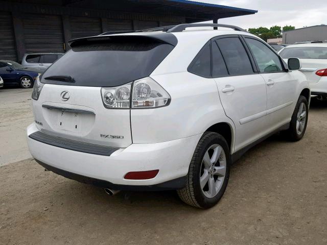 2T2GK31U87C007172 - 2007 LEXUS RX WHITE photo 4