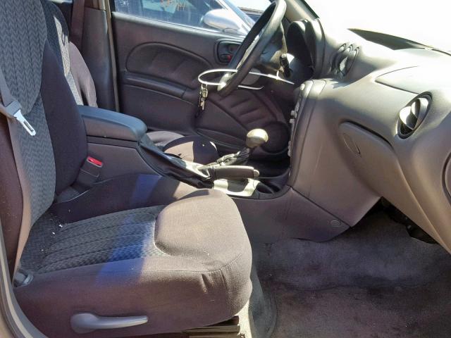 1G2NF52E43M533707 - 2003 PONTIAC GRAND AM S WHITE photo 5