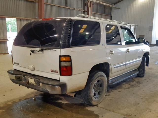 1GKEC13Z44J287022 - 2004 GMC YUKON WHITE photo 4