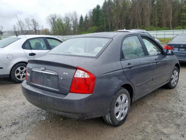 KNAFE122565288686 - 2006 KIA NEW SPECTR GRAY photo 4