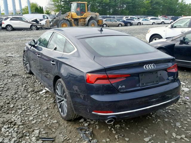 WAUBNCF59JA010680 - 2018 AUDI A5 PREMIUM GRAY photo 3