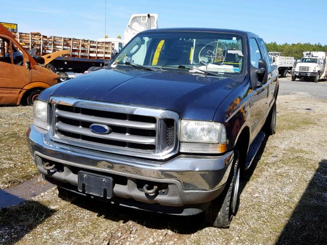 1FTSX31PX4EB12203 - 2004 FORD F350 SRW S BLUE photo 2