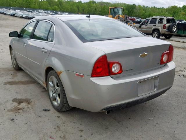 1G1ZH57BX8F285280 - 2008 CHEVROLET MALIBU 1LT SILVER photo 3