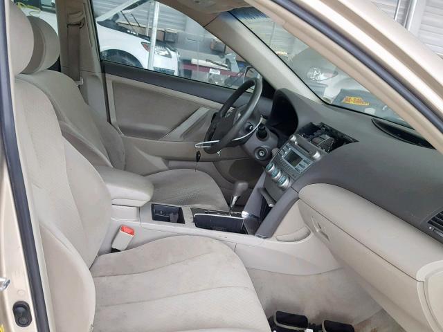 4T1BE46K67U597664 - 2007 TOYOTA CAMRY NEW GOLD photo 5