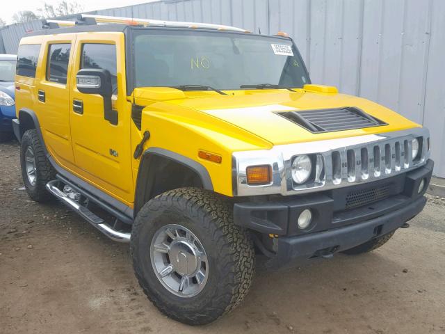 5GRGN23UX5H116453 - 2005 HUMMER H2 YELLOW photo 1
