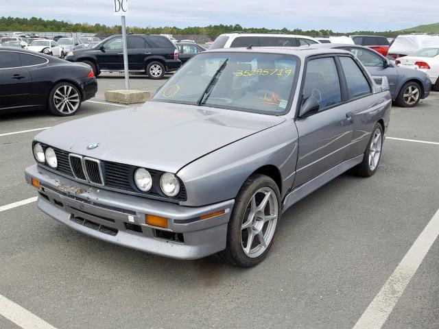 WBSAK0309J2195136 - 1988 BMW M3 SILVER photo 2
