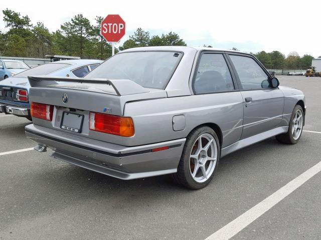 WBSAK0309J2195136 - 1988 BMW M3 SILVER photo 4