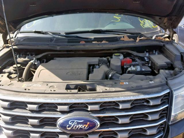 1FM5K7B80GGB31180 - 2016 FORD EXPLORER BLACK photo 7