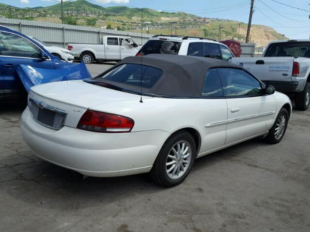 1C3EL55R02N280322 - 2002 CHRYSLER SEBRING LX WHITE photo 4