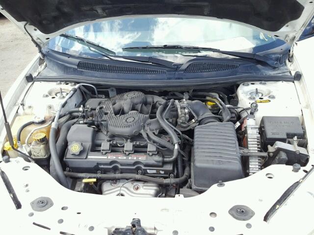 1C3EL55R02N280322 - 2002 CHRYSLER SEBRING LX WHITE photo 7