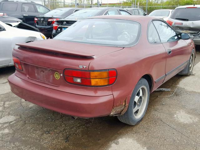 JT2AT86F9M0041179 - 1991 TOYOTA CELICA ST BURGUNDY photo 4