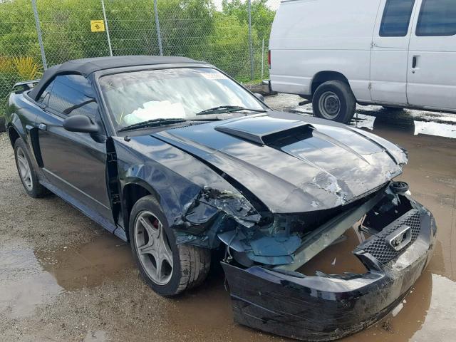 1FAFP45X02F178726 - 2002 FORD MUSTANG GT BLACK photo 1