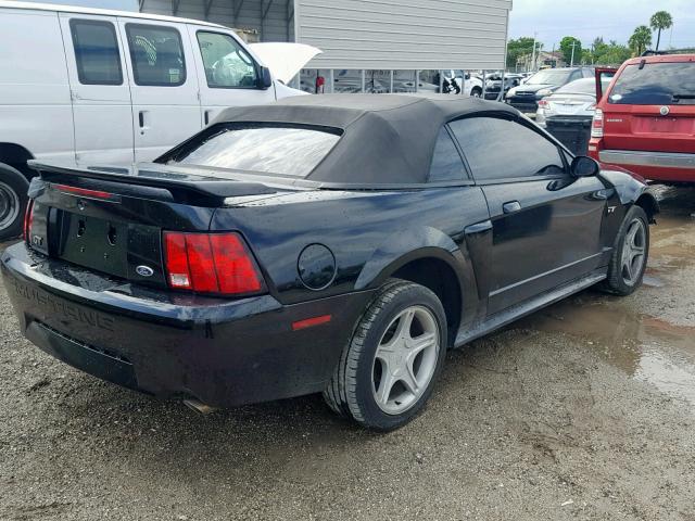 1FAFP45X02F178726 - 2002 FORD MUSTANG GT BLACK photo 4