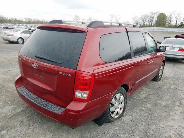 KNDMC233076043870 - 2007 HYUNDAI ENTOURAGE GLS  photo 4