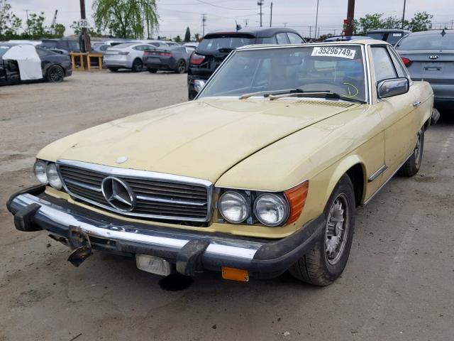 10704412048024 - 1978 MERCEDES-BENZ 450SL YELLOW photo 2