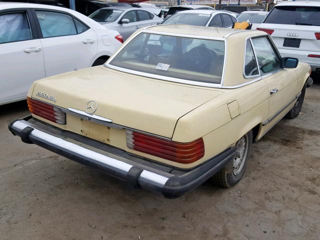 10704412048024 - 1978 MERCEDES-BENZ 450SL YELLOW photo 4